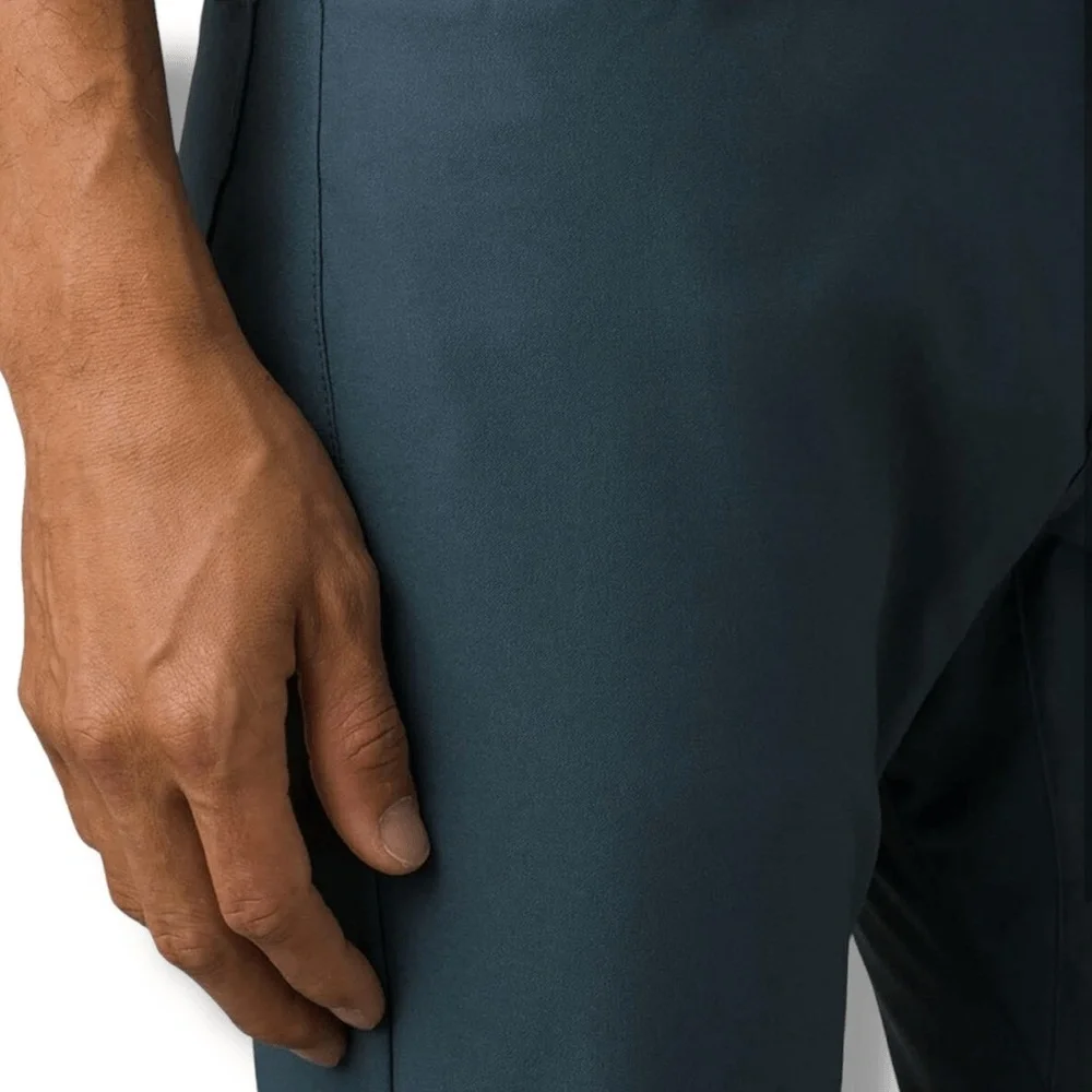 NWT - prAna Brion Pants II Mens Size 42x28 Grey‎ Blue Trousers